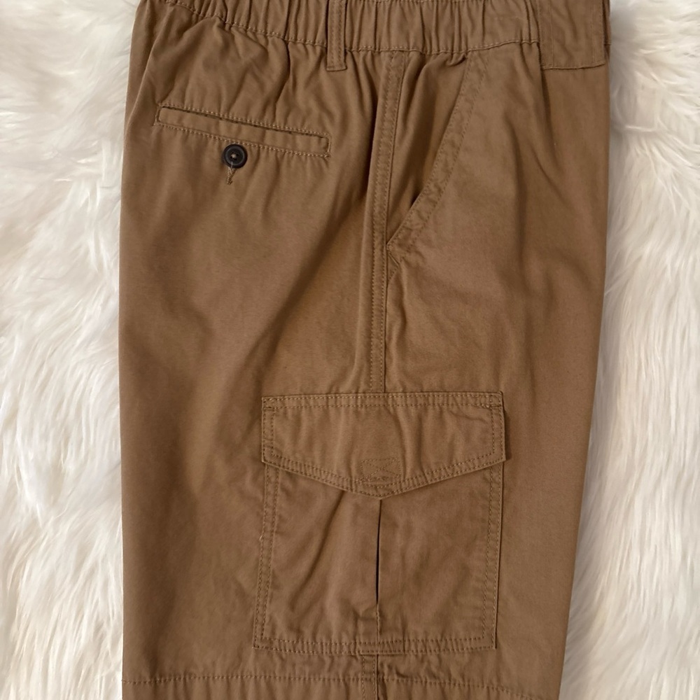 Rugged Trails Outdoor Adventures Men’s Shorts Size W36 Elastic Waist Light Brown